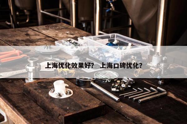 上海优化效果好？ 上海口碑优化？