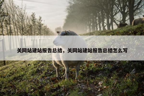关网站建站报告总结，关网站建站报告总结怎么写