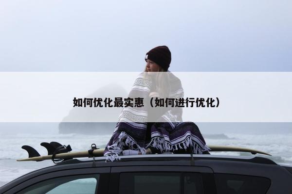 如何优化最实惠（如何进行优化）