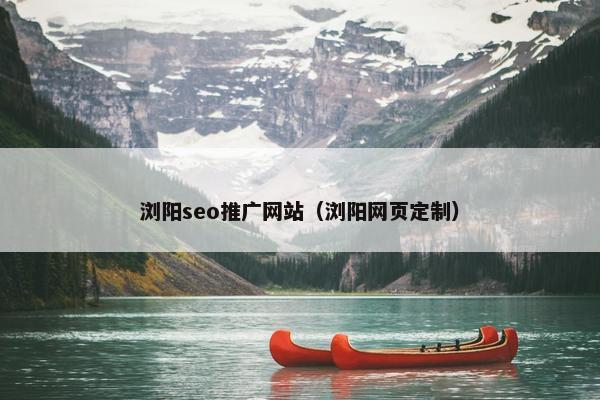 浏阳seo推广网站（浏阳网页定制）