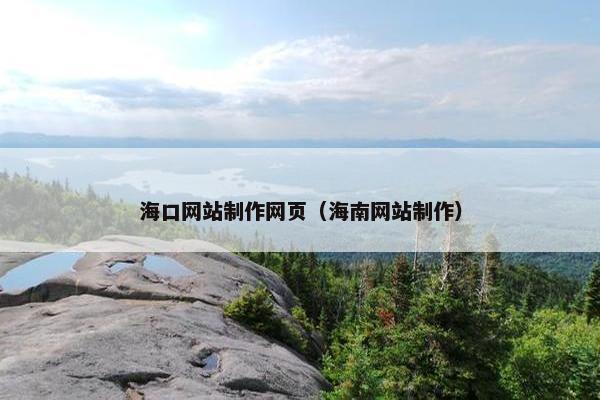 海口网站制作网页（海南网站制作）