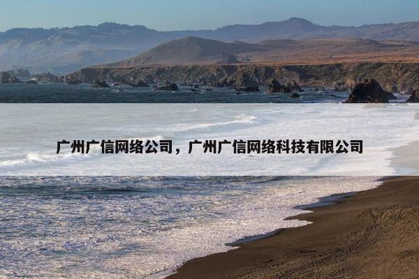 广州广信网络公司，广州广信网络科技有限公司