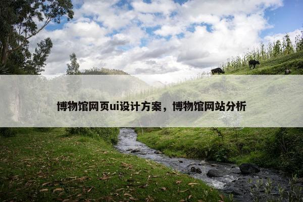 博物馆网页ui设计方案，博物馆网站分析