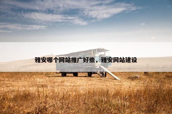 雅安哪个网站推广好些，雅安网站建设