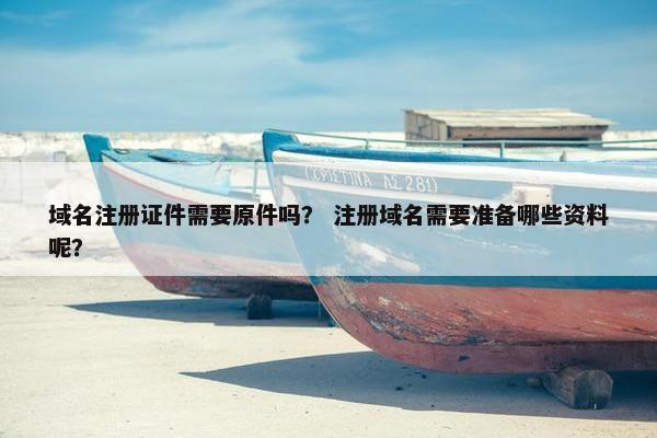 域名注册证件需要原件吗？ 注册域名需要准备哪些资料呢？