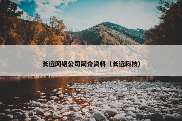 长远网络公司简介资料（长远科技）