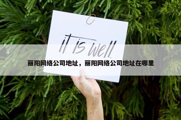 丽阳网络公司地址，丽阳网络公司地址在哪里