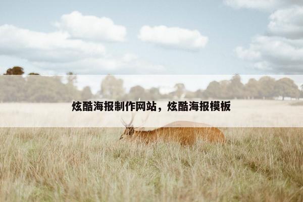 炫酷海报制作网站，炫酷海报模板