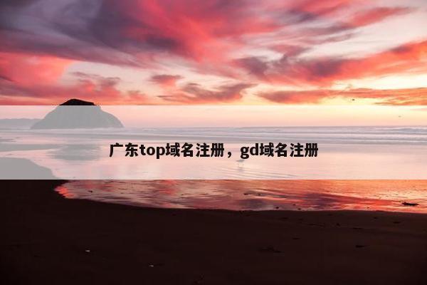 广东top域名注册，gd域名注册