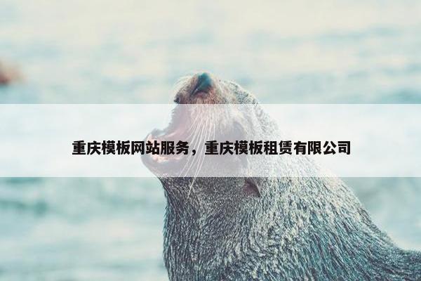重庆模板网站服务，重庆模板租赁有限公司