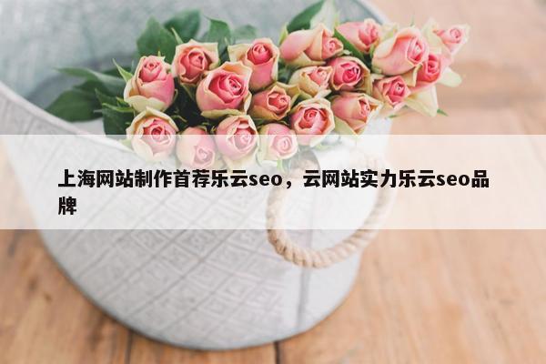 上海网站制作首荐乐云seo，云网站实力乐云seo品牌