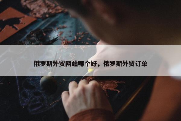 俄罗斯外贸网站哪个好，俄罗斯外贸订单