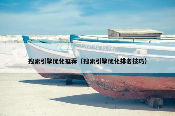 搜索引擎优化推荐（搜索引擎优化排名技巧）
