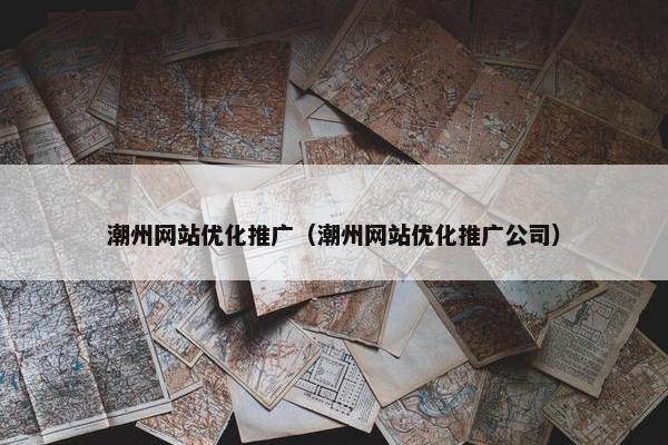 潮州网站优化推广（潮州网站优化推广公司）