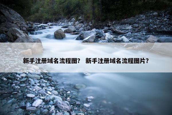 新手注册域名流程图？ 新手注册域名流程图片？