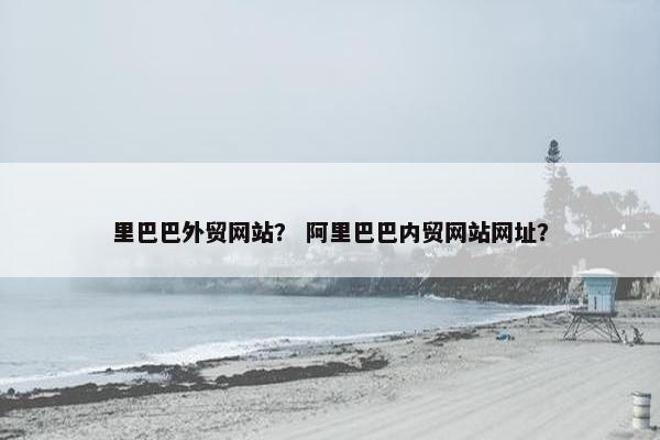 里巴巴外贸网站？ 阿里巴巴内贸网站网址？