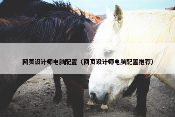 网页设计师电脑配置（网页设计师电脑配置推荐）
