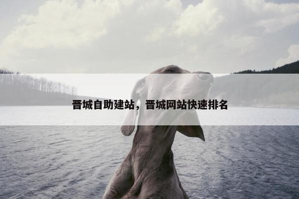 晋城自助建站，晋城网站快速排名