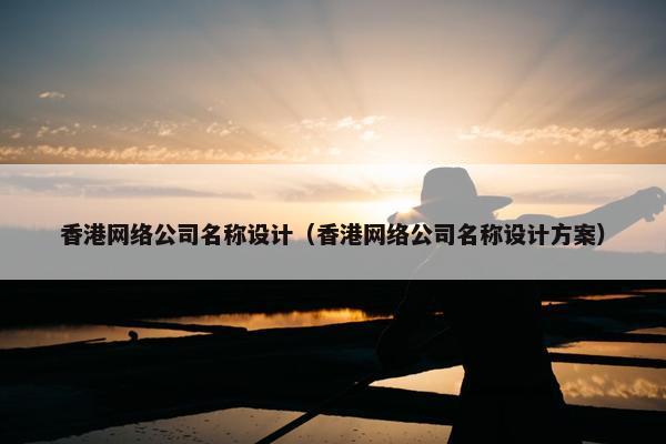 香港网络公司名称设计（香港网络公司名称设计方案）