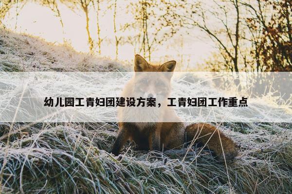 幼儿园工青妇团建设方案，工青妇团工作重点