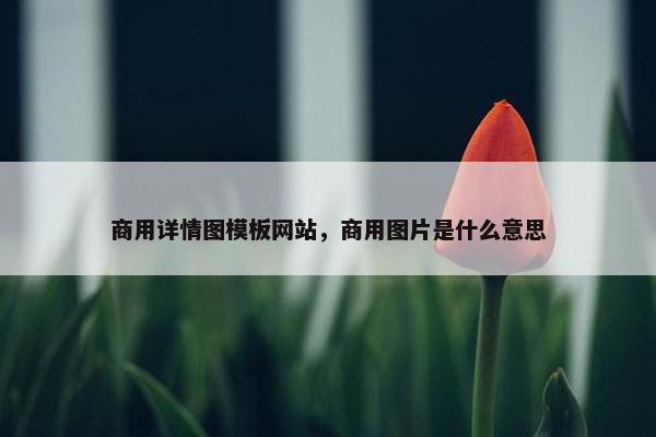 商用详情图模板网站，商用图片是什么意思