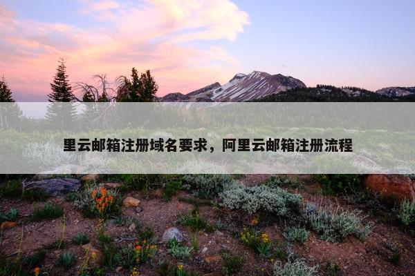 里云邮箱注册域名要求，阿里云邮箱注册流程