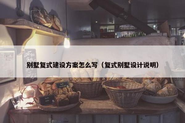 别墅复式建设方案怎么写（复式别墅设计说明）