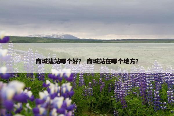 商城建站哪个好？ 商城站在哪个地方？