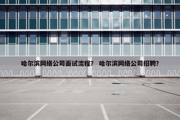 哈尔滨网络公司面试流程？ 哈尔滨网络公司招聘？