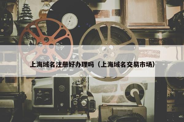 上海域名注册好办理吗（上海域名交易市场）