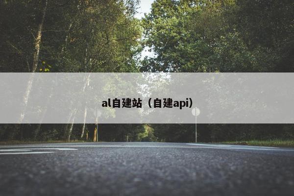 al自建站（自建api）