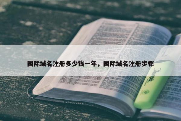 国际域名注册多少钱一年，国际域名注册步骤