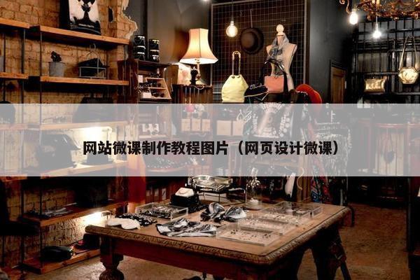 网站微课制作教程图片（网页设计微课）
