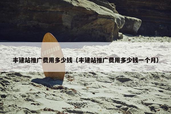 丰建站推广费用多少钱（丰建站推广费用多少钱一个月）