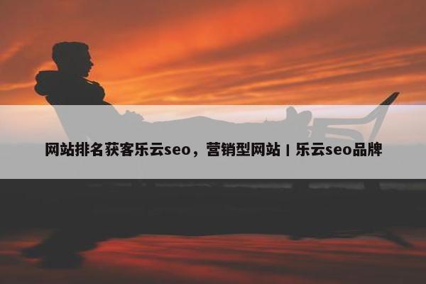 网站排名获客乐云seo，营销型网站丨乐云seo品牌