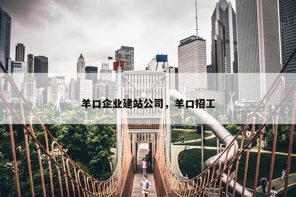 羊口企业建站公司，羊口招工