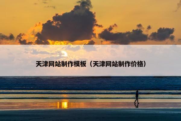 天津网站制作模板（天津网站制作价格）